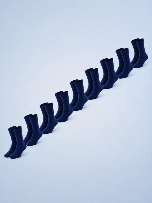Kit 10 Pares de Meias - Faixa por Grade